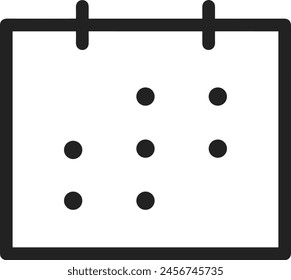 Calendar icon symbol vector image