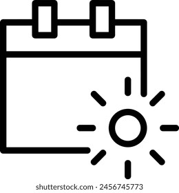 Calendar icon symbol vector image