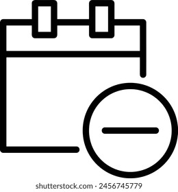 Símbolo de Vector de calendario Imagen