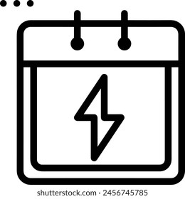 Símbolo de Vector de calendario Imagen