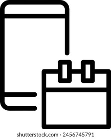 Calendar icon symbol vector image