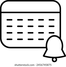 Símbolo de Vector de calendario Imagen