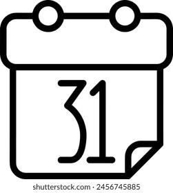 Símbolo de Vector de calendario Imagen