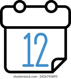 Calendar icon symbol vector image