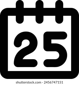 Calendar icon symbol vector image
