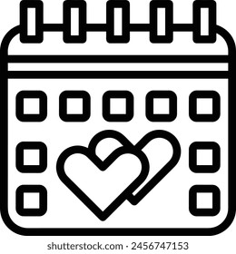 Calendar icon symbol vector image