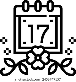 Calendar icon symbol vector image