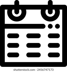 Bild Vektorgrafik Kalendersymbol