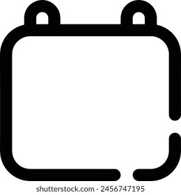 Calendar icon symbol vector image