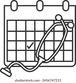 Calendar icon symbol vector image