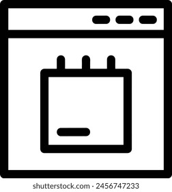 Calendar icon symbol vector image