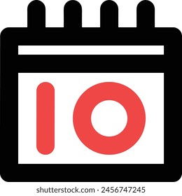 Calendar icon symbol vector image
