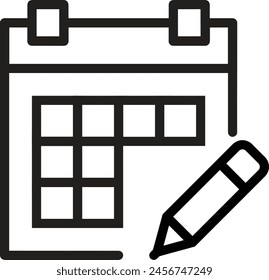 Calendar icon symbol vector image