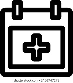 Calendar icon symbol vector image