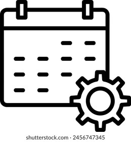 Símbolo de Vector de calendario Imagen