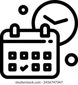 Calendar icon symbol vector image