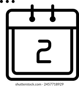 Calendar icon symbol vector image