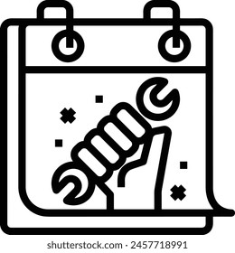 Calendar icon symbol vector image