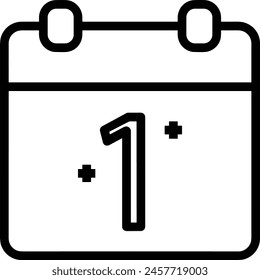 Calendar icon symbol vector image