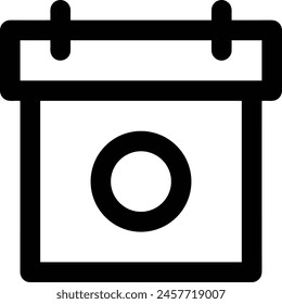 Calendar icon symbol vector image