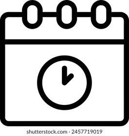 Calendar icon symbol vector image