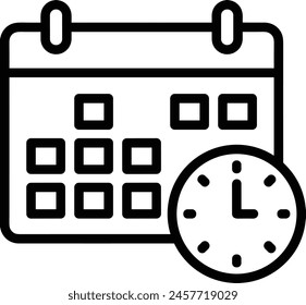 Calendar icon symbol vector image