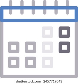 Calendar icon symbol vector image