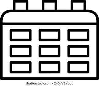 Símbolo de Vector de calendario Imagen