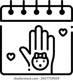 Calendar icon symbol vector image