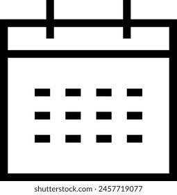 Símbolo de Vector de calendario Imagen
