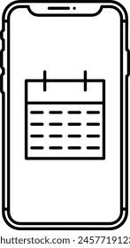 Calendar icon symbol vector image