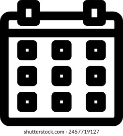 Calendar icon symbol vector image