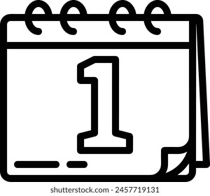 Símbolo de Vector de calendario Imagen