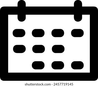 Calendar icon symbol vector image