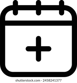 Calendar icon symbol vector image