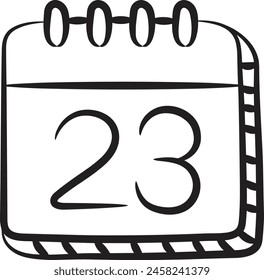 Calendar icon symbol vector image