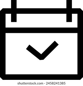 Símbolo de Vector de calendario Imagen