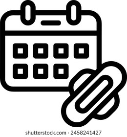 Bild Vektorgrafik Kalendersymbol