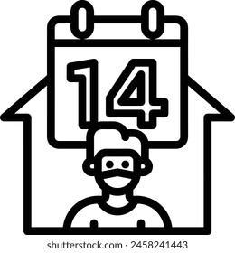 Símbolo de Vector de calendario Imagen