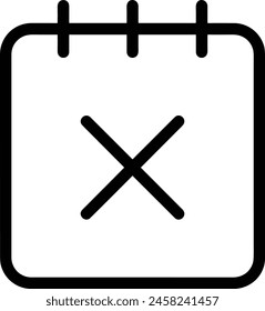 Calendar icon symbol vector image