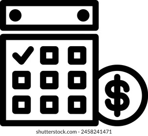 Calendar icon symbol vector image