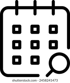 Calendar icon symbol vector image