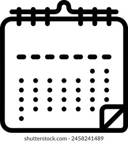Calendar icon symbol vector image