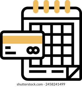 Símbolo de Vector de calendario Imagen