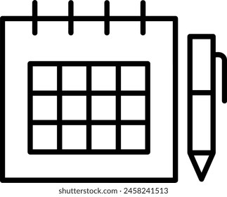 Calendar icon symbol vector image