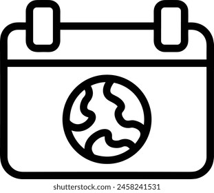 Calendar icon symbol vector image