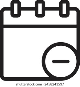 Calendar icon symbol vector image