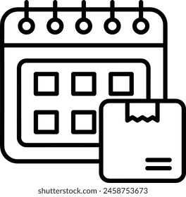 Símbolo de Vector de calendario Imagen