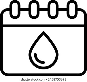 Calendar icon symbol vector image