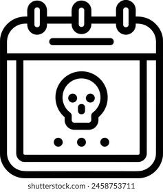 Calendar icon symbol vector image